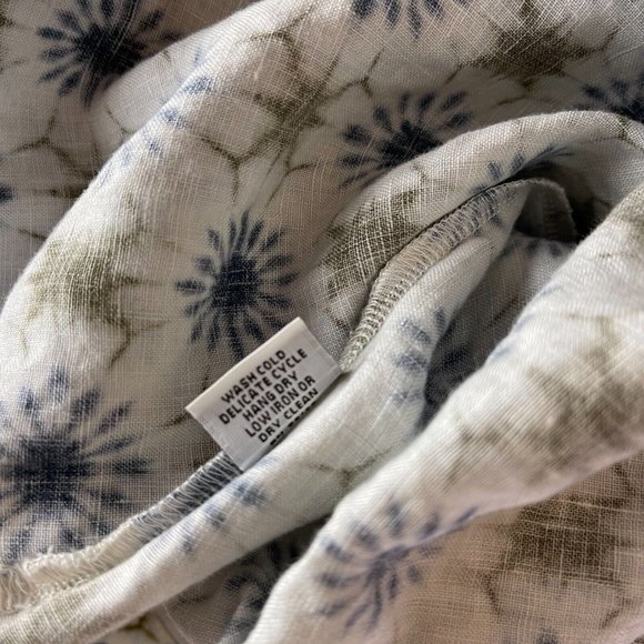 Bryn Walker Linen Risa Tunic Women S EUC $222 Slit Long Sleeve Lagenlook Dress - Picture 16 of 16